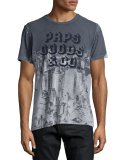 Logo Graphic Short-Sleeve T-Shirt, Dark Gray