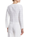 Catrice Striped Jacket, White 
