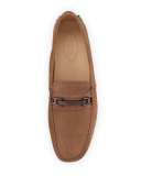 Gommini Nubuck Bit Driver, Tobacco