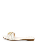 Molly Flat Logo Slide Sandal