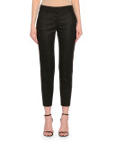 Kim Skinny Cropped Pants, Dark Gray