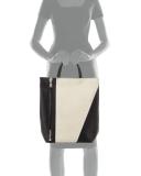 Cosmo Medium Canvas Tote Bag, Salt/Pepper
