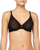 Halo Molded Underwire Bra, Black