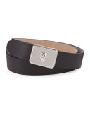 Skull Plate Buckle Belt