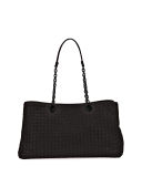 Intrecciato Double Chain Tote Bag