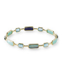 18K Rock Candy 12-Stone Bangle in Waterfall