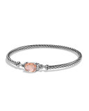 Petite Wheaton Bracelet with Morganite and Diamonds