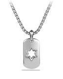 Star of David Tag Chain Necklace