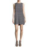 Leiston B Sleeveless Shift Dress, Caviar