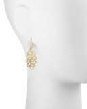 Sealeaf Collection 18k Yellow Gold Earrings 