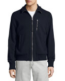 Trooper Full-Zip Track Jacket, Navy