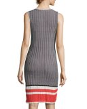 Chevron-Knit Tank Dress, Multi