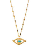 Beyah Turquoise Evil Eye Pendant Necklace