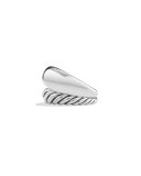 Wide Pure Form Two-Row Stacking Ring
