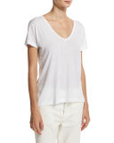 Pima Cotton V-Neck T-Shirt