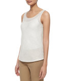 GOLD BRUSH MESH BIAS TANK