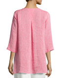 Chambray Pocket-Front Tunic 
