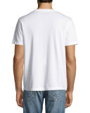 Distressed Logo T-Shirt, White