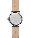Sandstone Leather Strap Watch with Diamonds