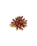 Crystal Firework Cocktail Ring