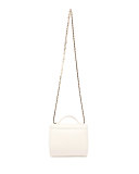 Pandora Box Mini Chain Shoulder Bag, Ivory