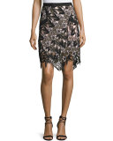 Nina Vine Guipure Lace Skirt