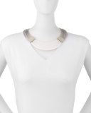 Large Metal Collar Necklace