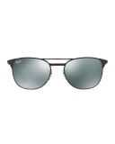 Men's Icon Signet Mirrored Sunglasses