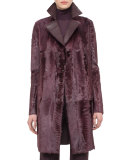 Reversible Shearling Fur Coat, Camito