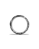 Alligator-Embossed Band Ring