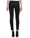 Nico Mid-Rise Skinny Ankle Jeans, Linear