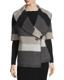 Blossom Long-Sleeve Combo Cardigan Jacket