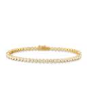 Diamond Line Bracelet in 18K Yellow Gold