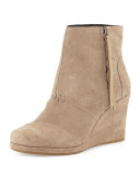 High-Wedge Desert Boot, Taupe