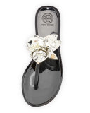 Blossom Flat Jelly Thong Sandal