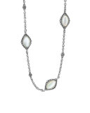 Contessa Long Mother-of-Pearl Station Necklace, 34"