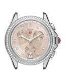 Belmore Chronograph Watch Head with Diamonds