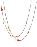 Spring Bead Layering Necklace, 40"