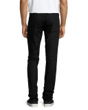 Mick Solid Denim Jeans, Black