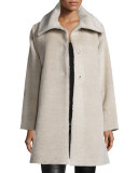 LS OVERSIZED COLLAR CVRD PLK