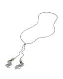 Renaissance Tassel Necklace with Gold