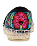 Pilar Blind for Love Espadrille Flat, Black/Multi