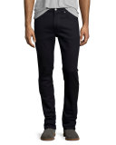 Lean Dean Dry Black Indigo Skinny-Leg Jeans, Black