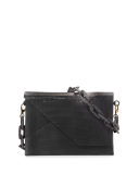 New Origami Crocodile Chain Shoulder Bag