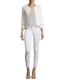 Axcel Ikat-Print Silk Top