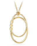 47mm Continuance 18K Gold Pendant Necklace 