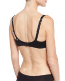 Roxane Full-Cup Lace Bra, Black