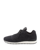 696 Deconstructed Lace-Up Sneaker, Black
