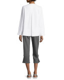 Joey Vented Capri Pants, Eternity Slate 