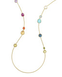 Scattered Station Necklace in Summer Rainbow